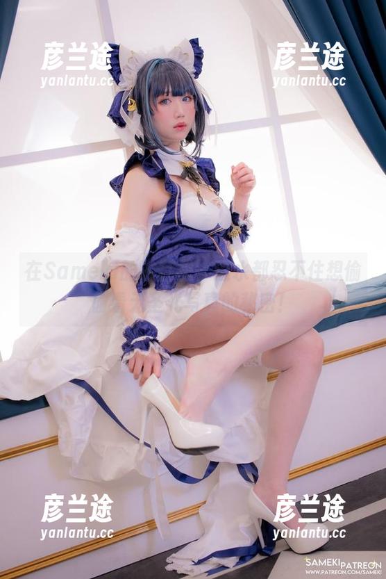 在Sameki的浴缸里，连水都忍不住想偷偷看无圣光写真的秘密！