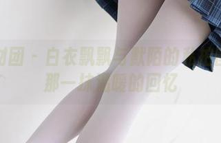 森萝财团 – 白衣飘飘与默陌的私拍图集：那一抹温暖的回忆